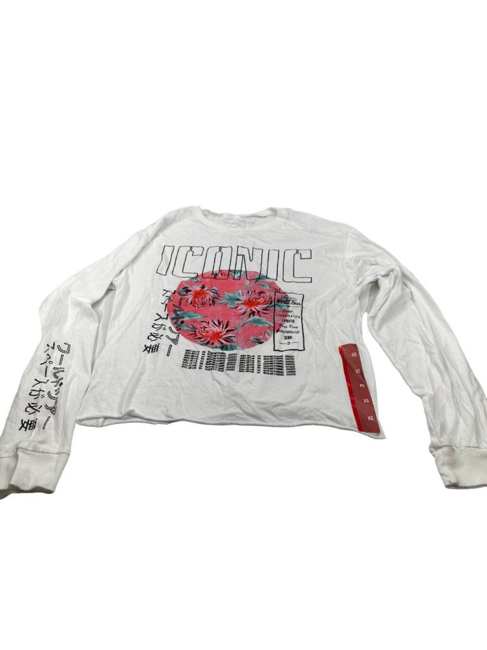 Grayson Thread Women's Size XS Iconic United World Tour 1995 Long Sleeve Tee New